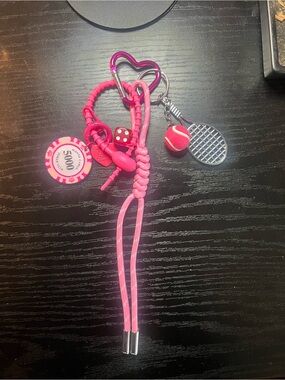 Pink Bag Charm